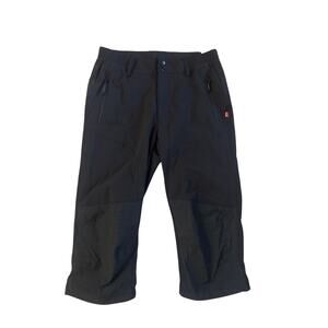 Women S Vikafjell Black Pants Outdoor Travel Rock Climbing Hike Camp Crop Capri